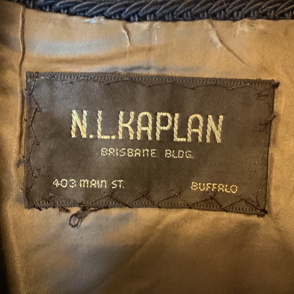 Vintage N.L. Kaplan Brown Persian Lambswool Coat with Mink Collar - Picture 2 of 8